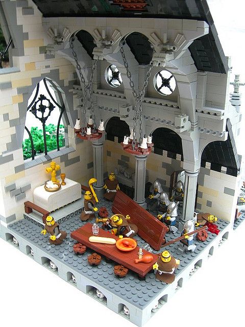 lego castle moc instructions