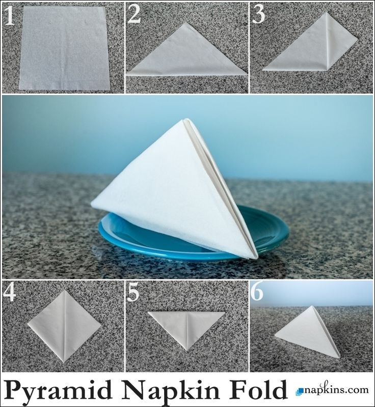 table napkin folding instructions