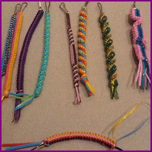 craft lace keychain instructions