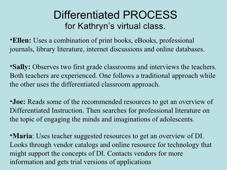 articles on differentiated instruction in the classroom