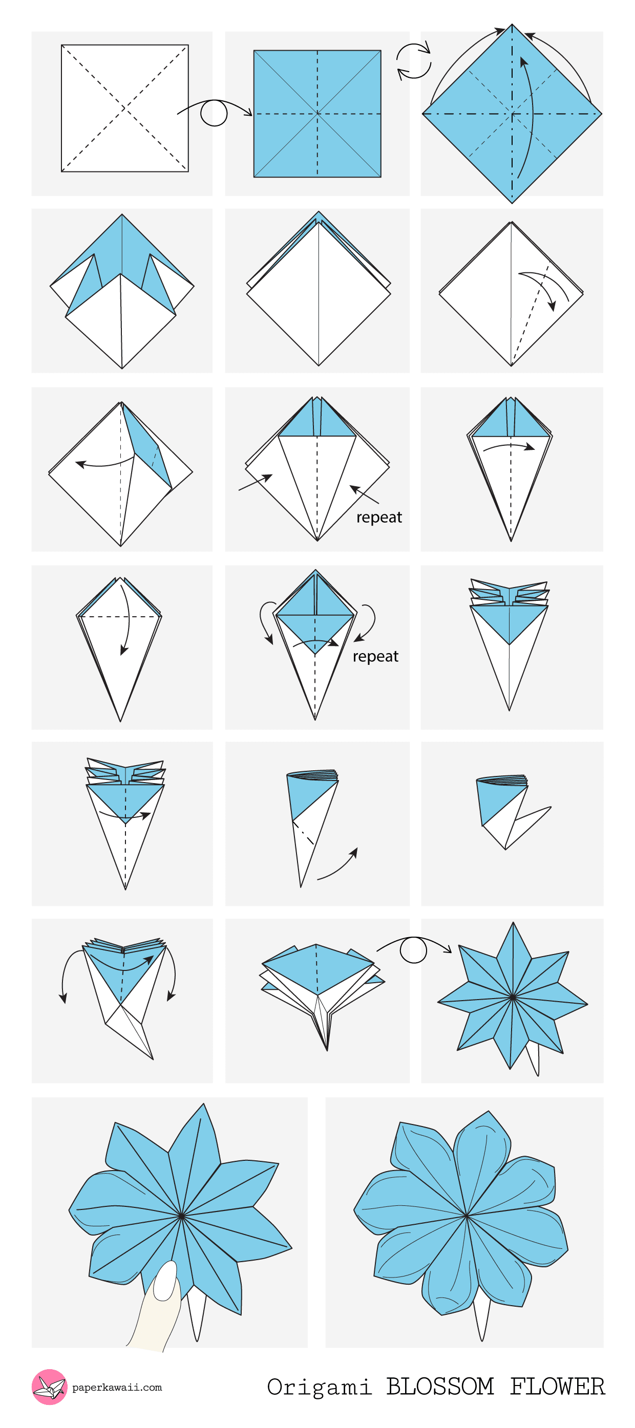 free printable origami instructions