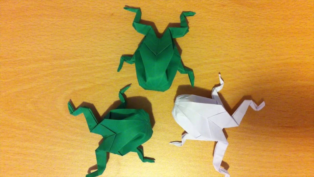 printable origami frog instructions pdf