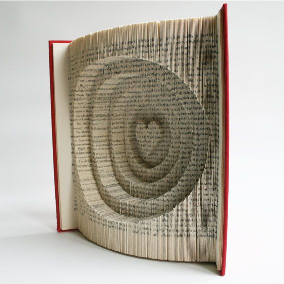 book folding heart instructions