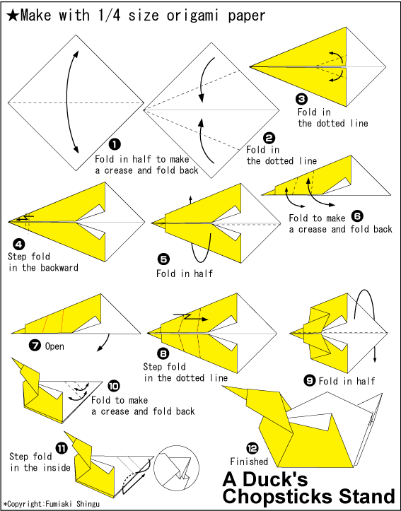 origami flying bird instructions
