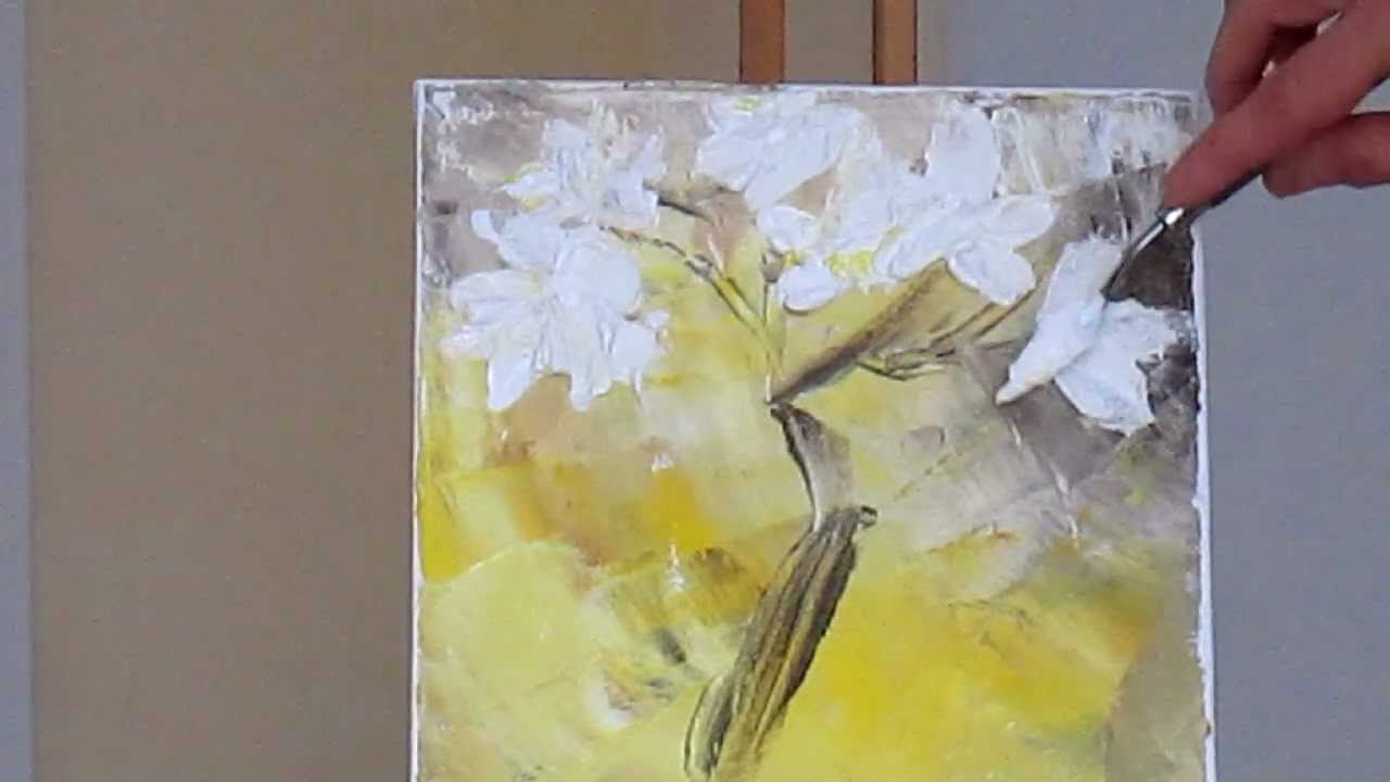 palette knife painting instruction