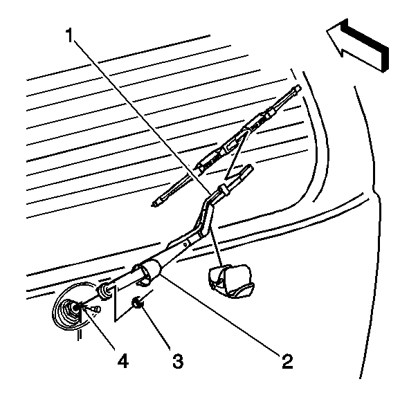 windshield wiper arm replacement instructions