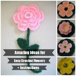 beginner crochet flowers instructions