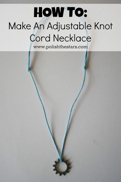 adjustable cord bracelet instructions