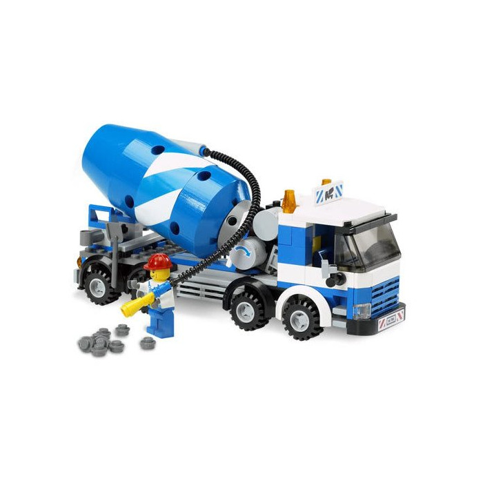 lego cement mixer 7990 instructions