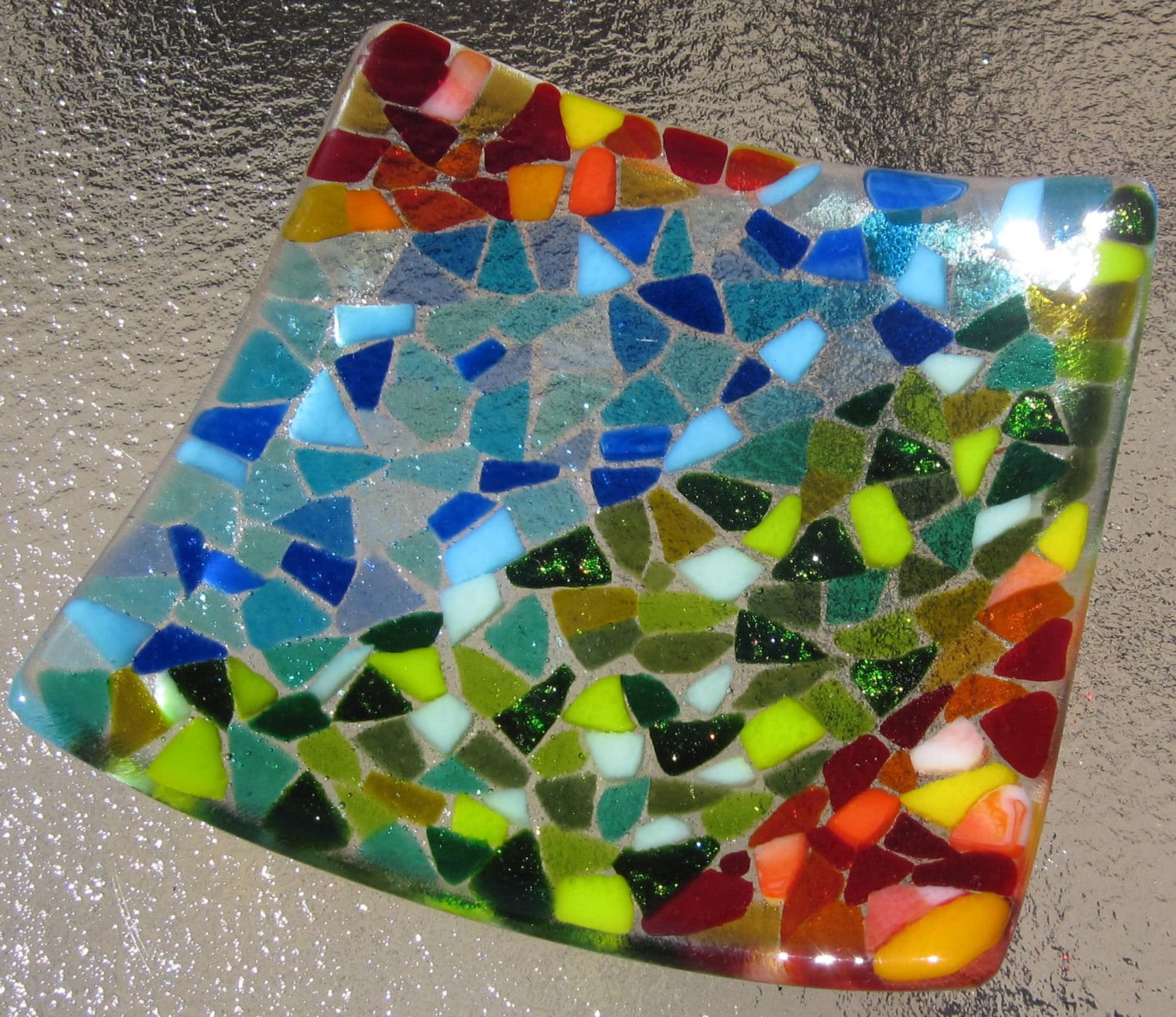 glass on glass mosaic instructions