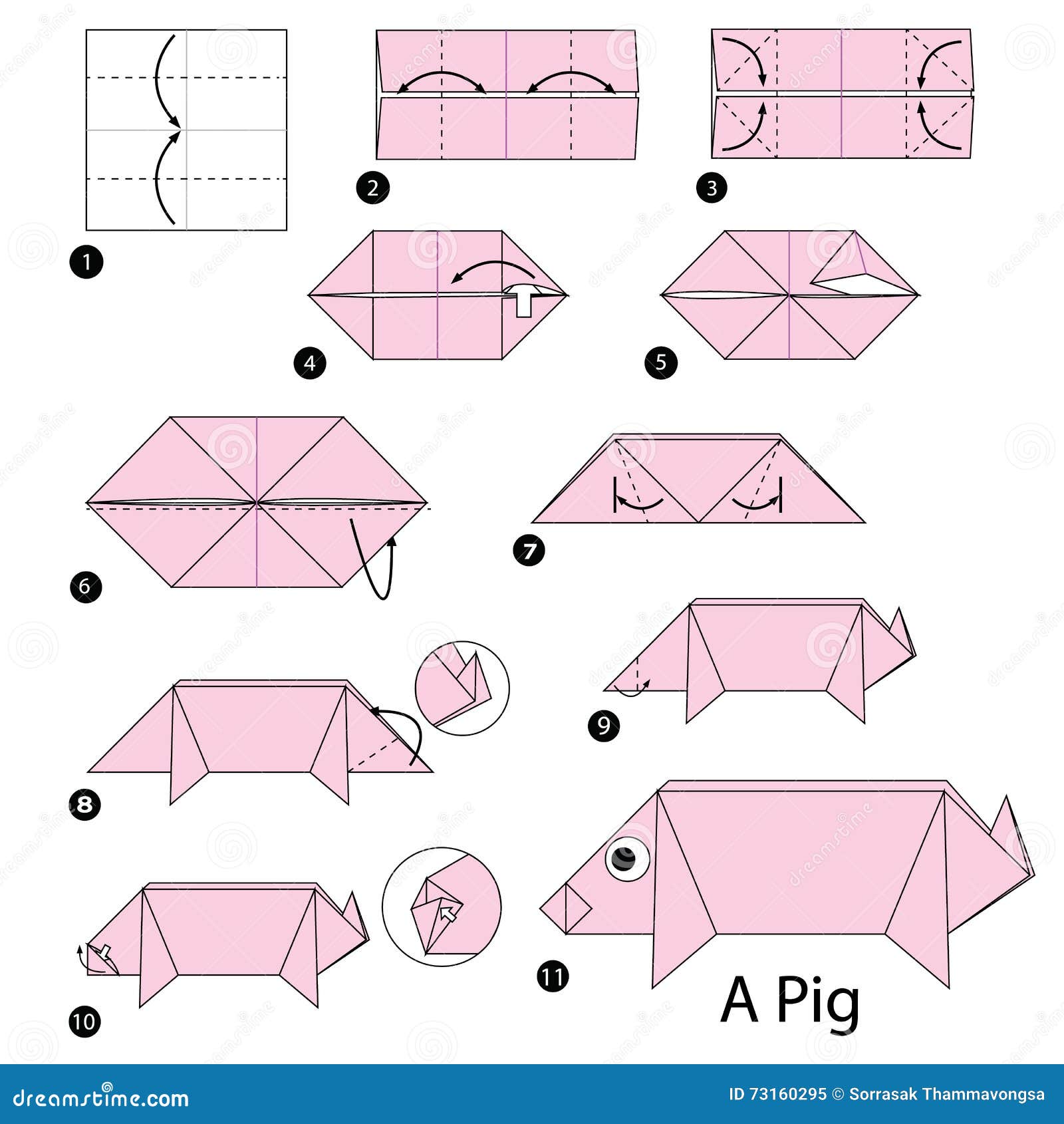 instructions to make origami