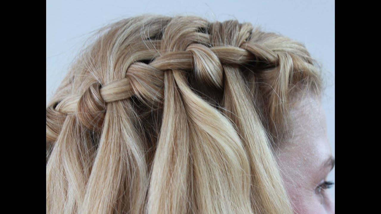 waterfall french braid instructions